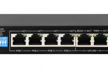 6-портовый интеллектуальный PoE-коммутатор, 4 PoE порта